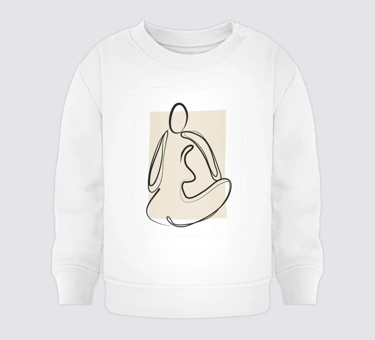 Abstract Figure Art 2 felpa neonato da Flow Line