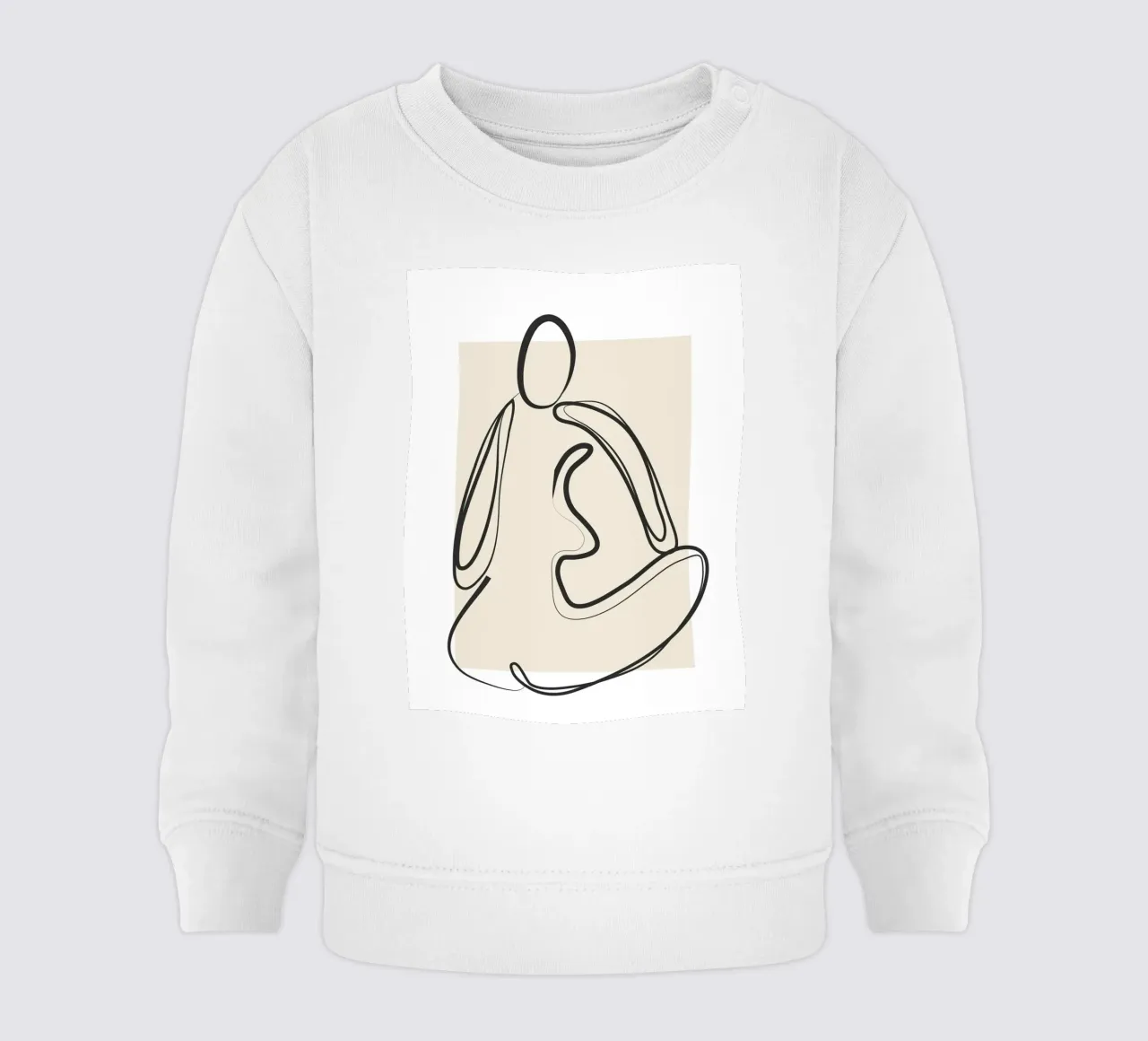 Abstract Figure Art 2 felpa neonato da Flow Line