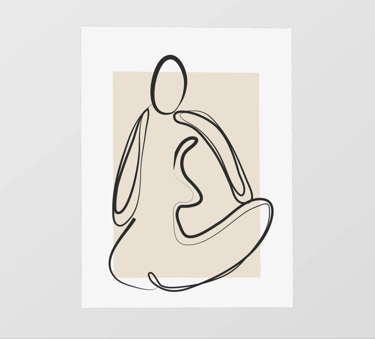 Abstract Figure Art 2 pellicola backlit da Flow Line