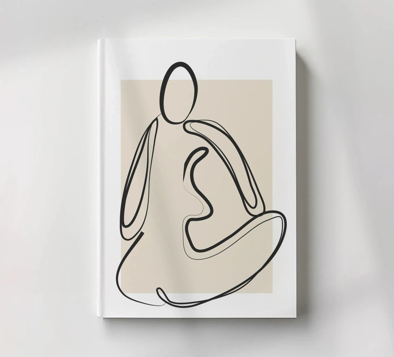 Abstract Figure Art 2 notebook by Flow Line