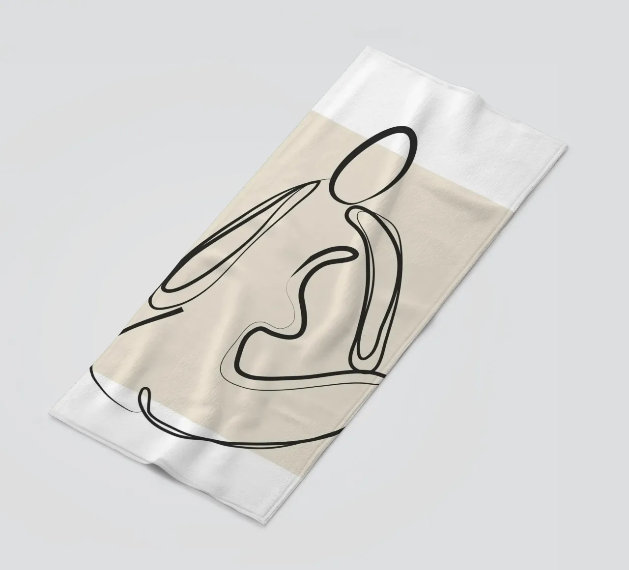 Abstract Figure Art 2 telo mare da Flow Line