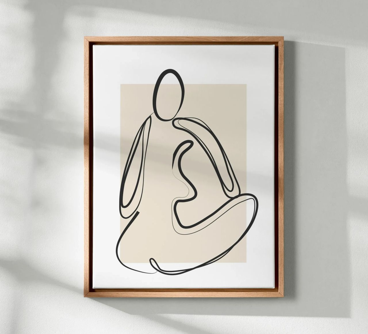 Abstract Figure Art 2 canvas by Flow Line