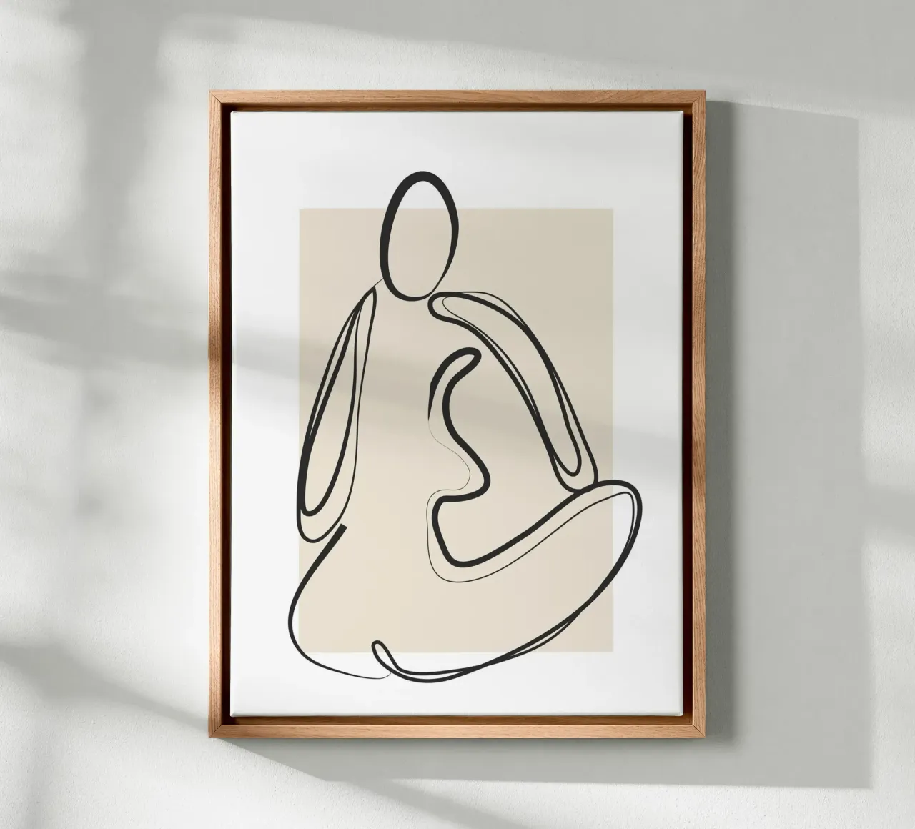 Abstract Figure Art 2 tela da Flow Line