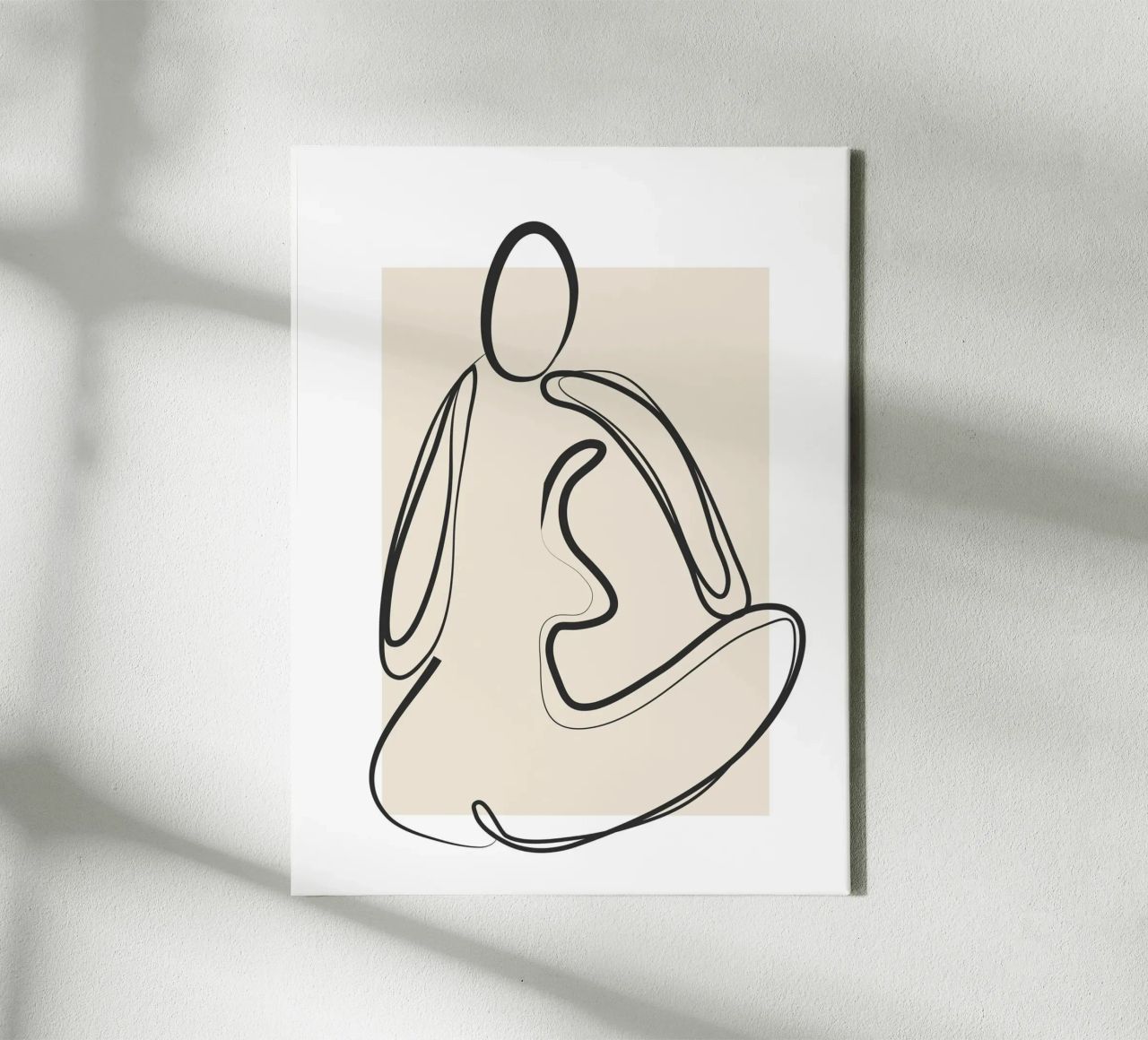 Abstract Figure Art 2 canvas by Flow Line