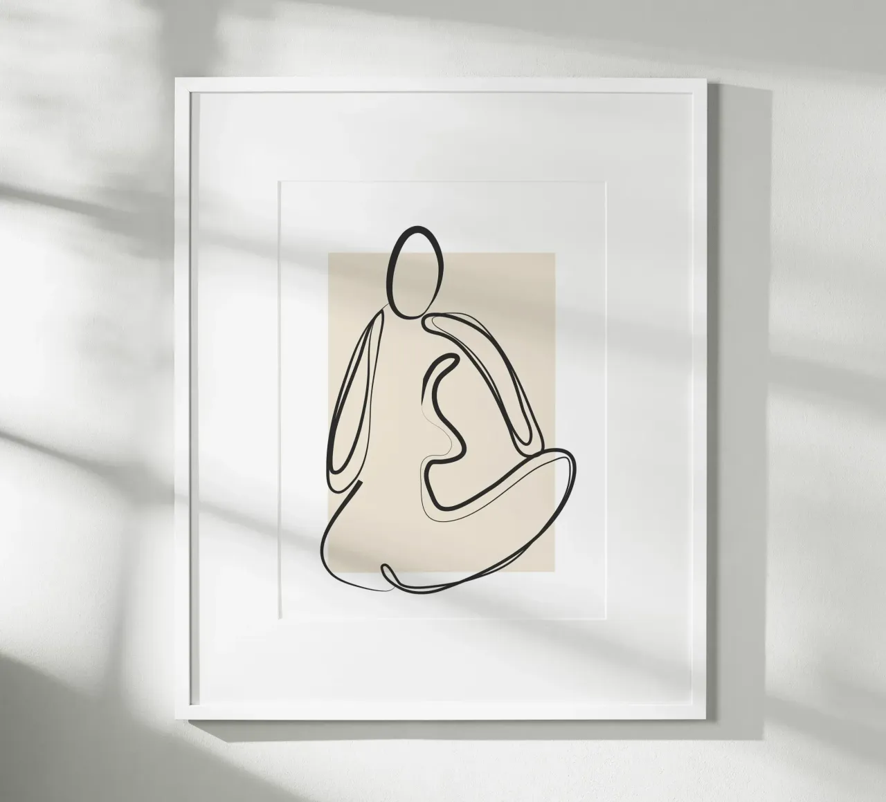 Abstract Figure Art 2 carta hahnemühle da Flow Line