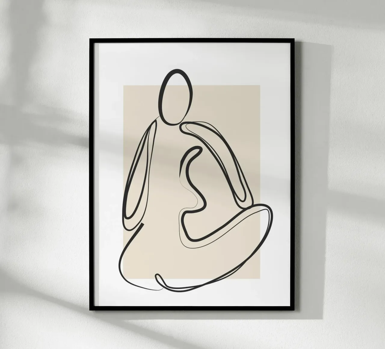 Abstract Figure Art 2 carta hahnemühle da Flow Line