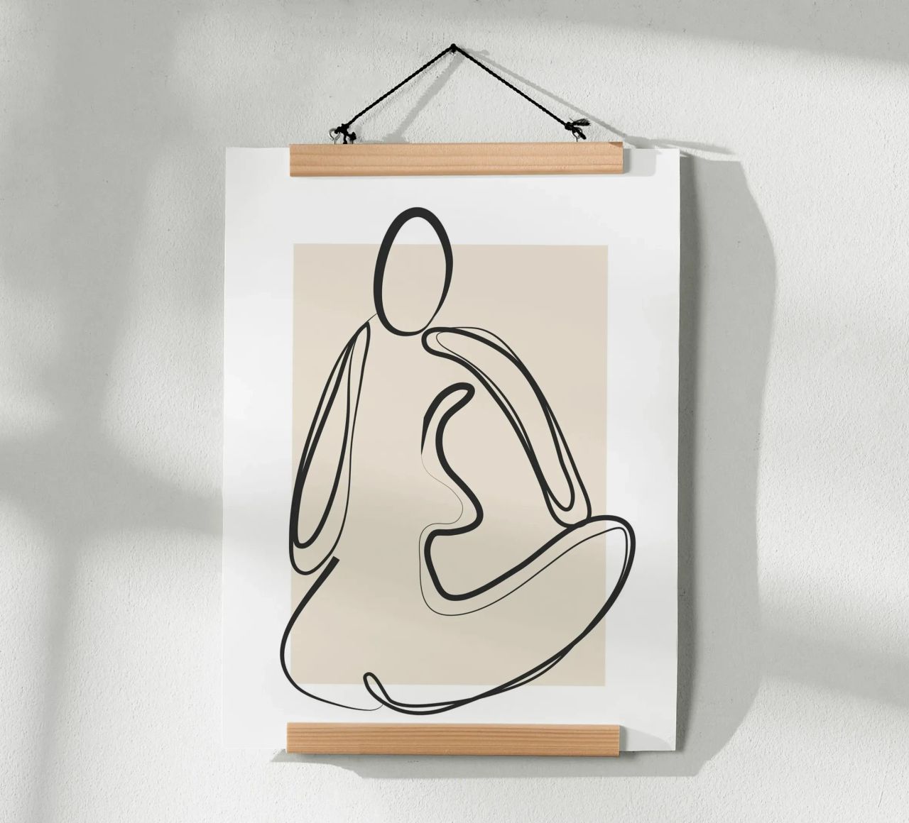 Abstract Figure Art 2 poster by Flow Line