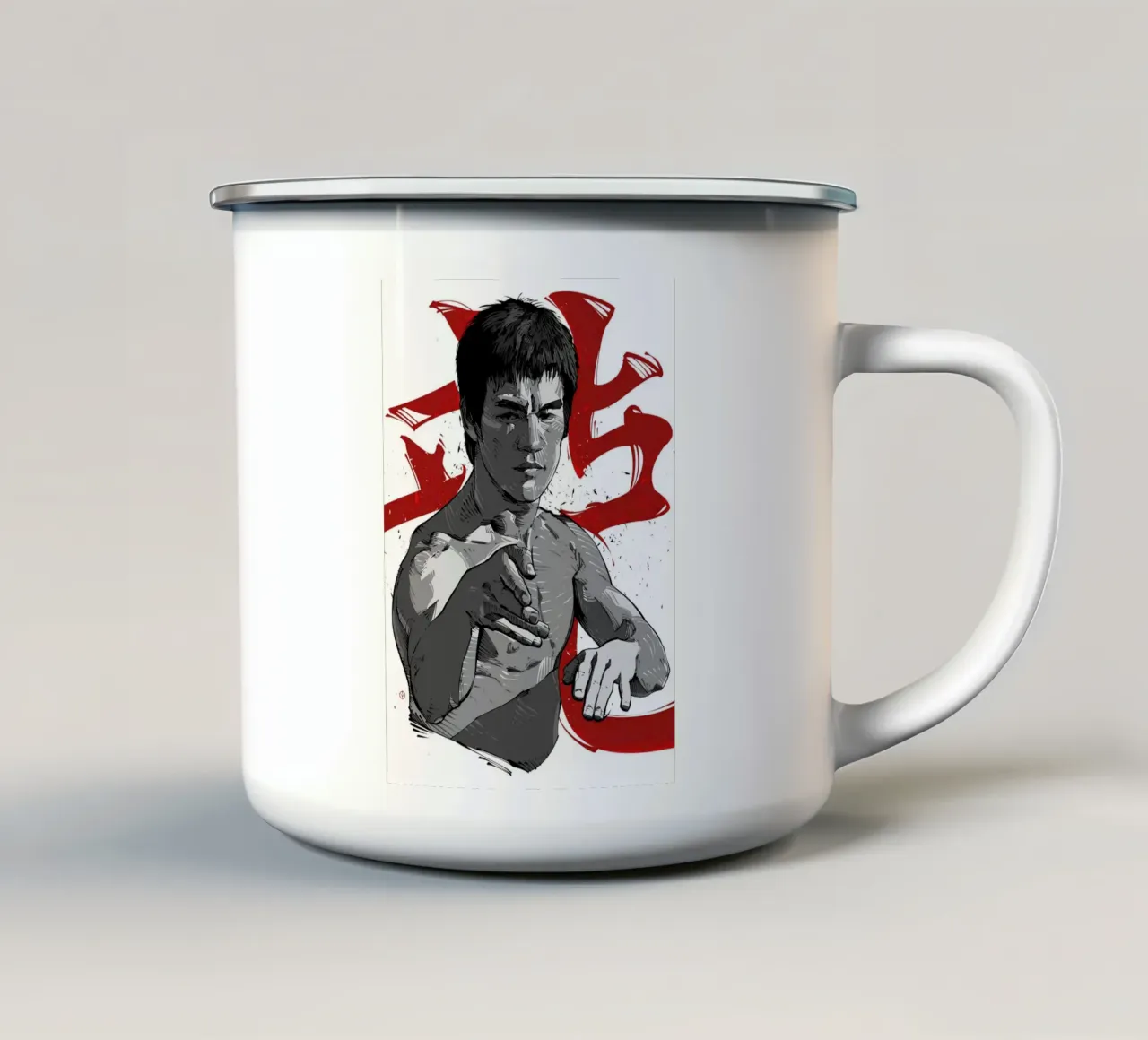 Bruce Lee V tazza in smalto da nabakumov