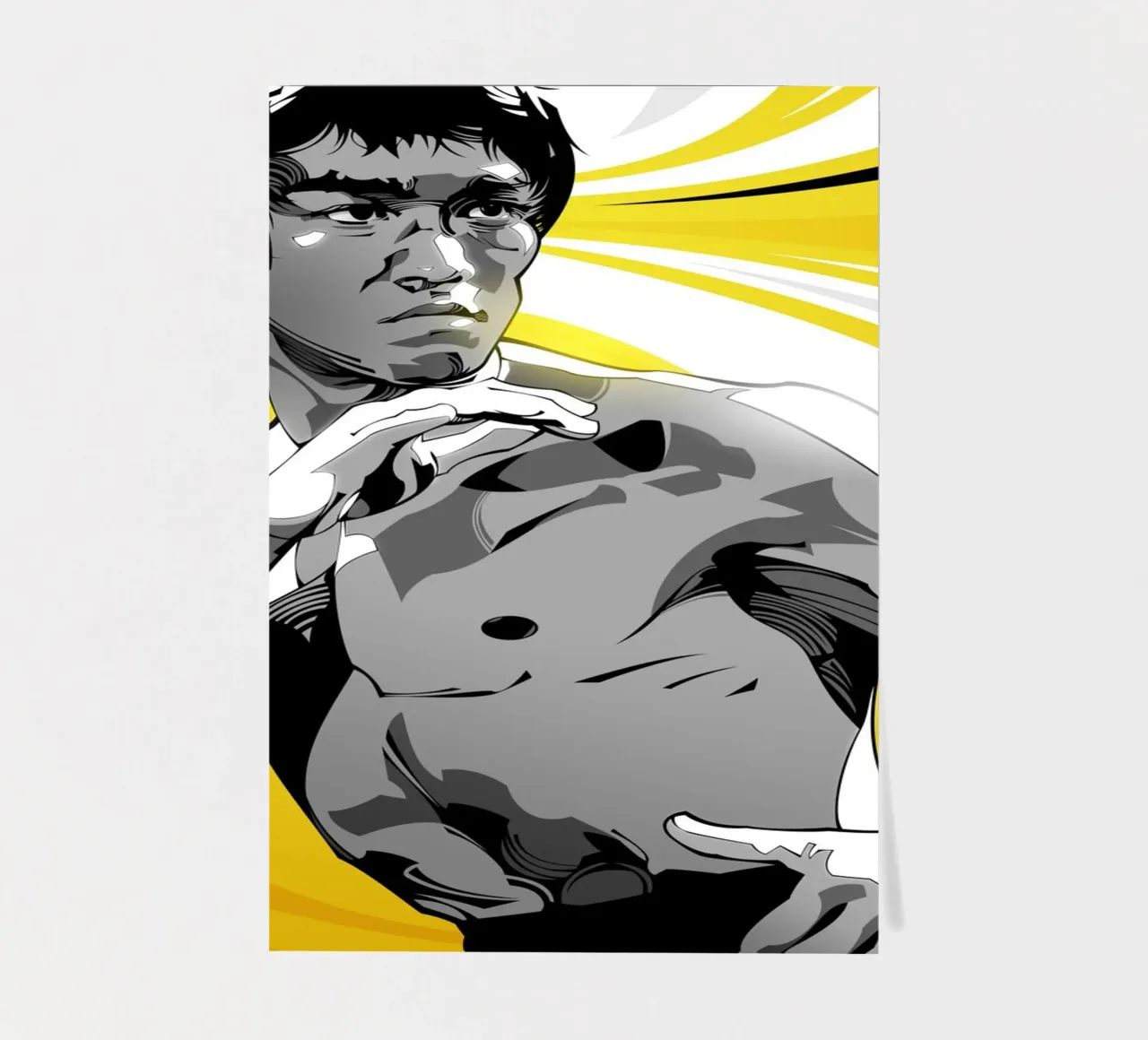 Bruce Lee VI sticker sheet by nabakumov