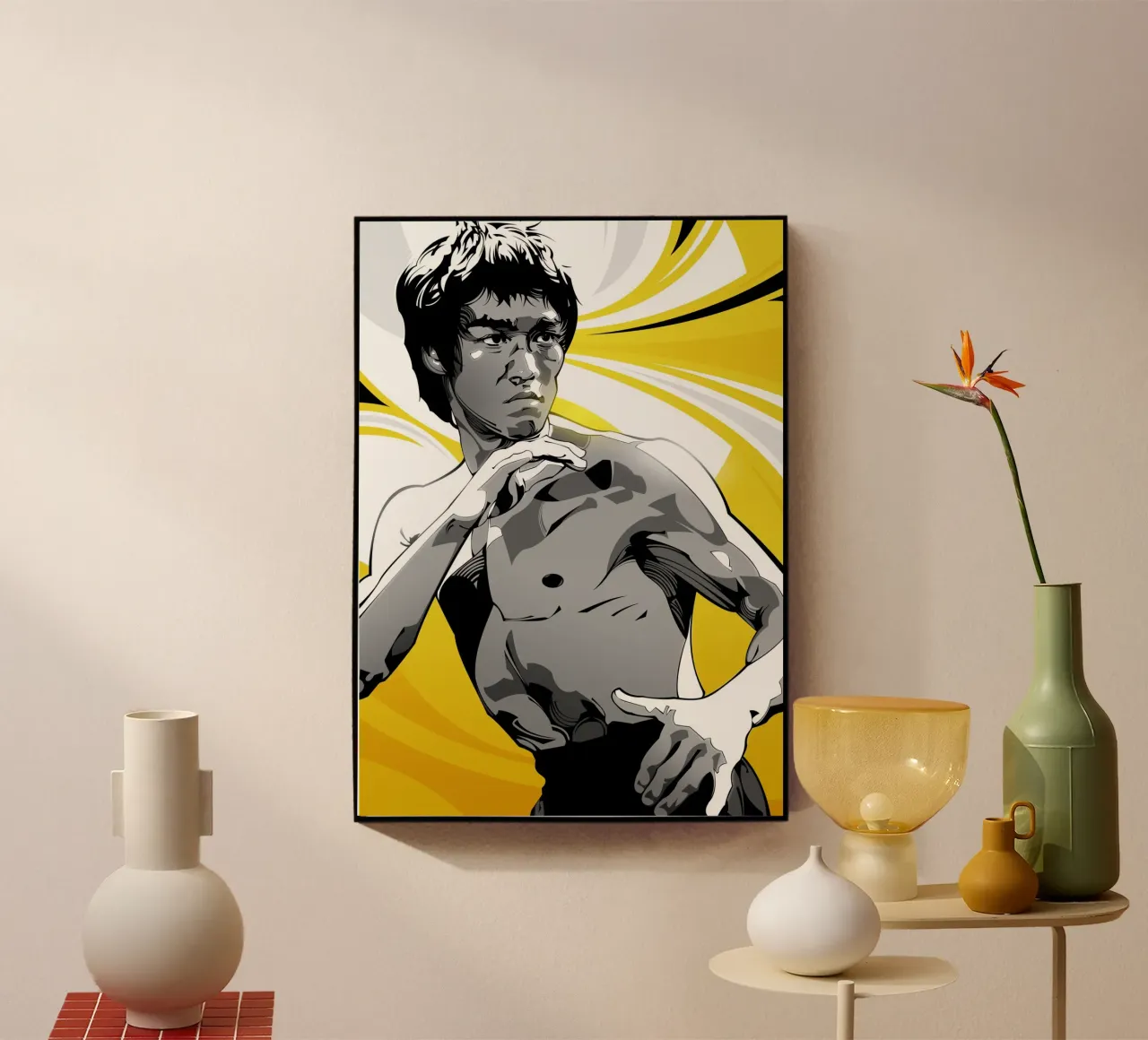 Bruce Lee VI acrylic glass by nabakumov