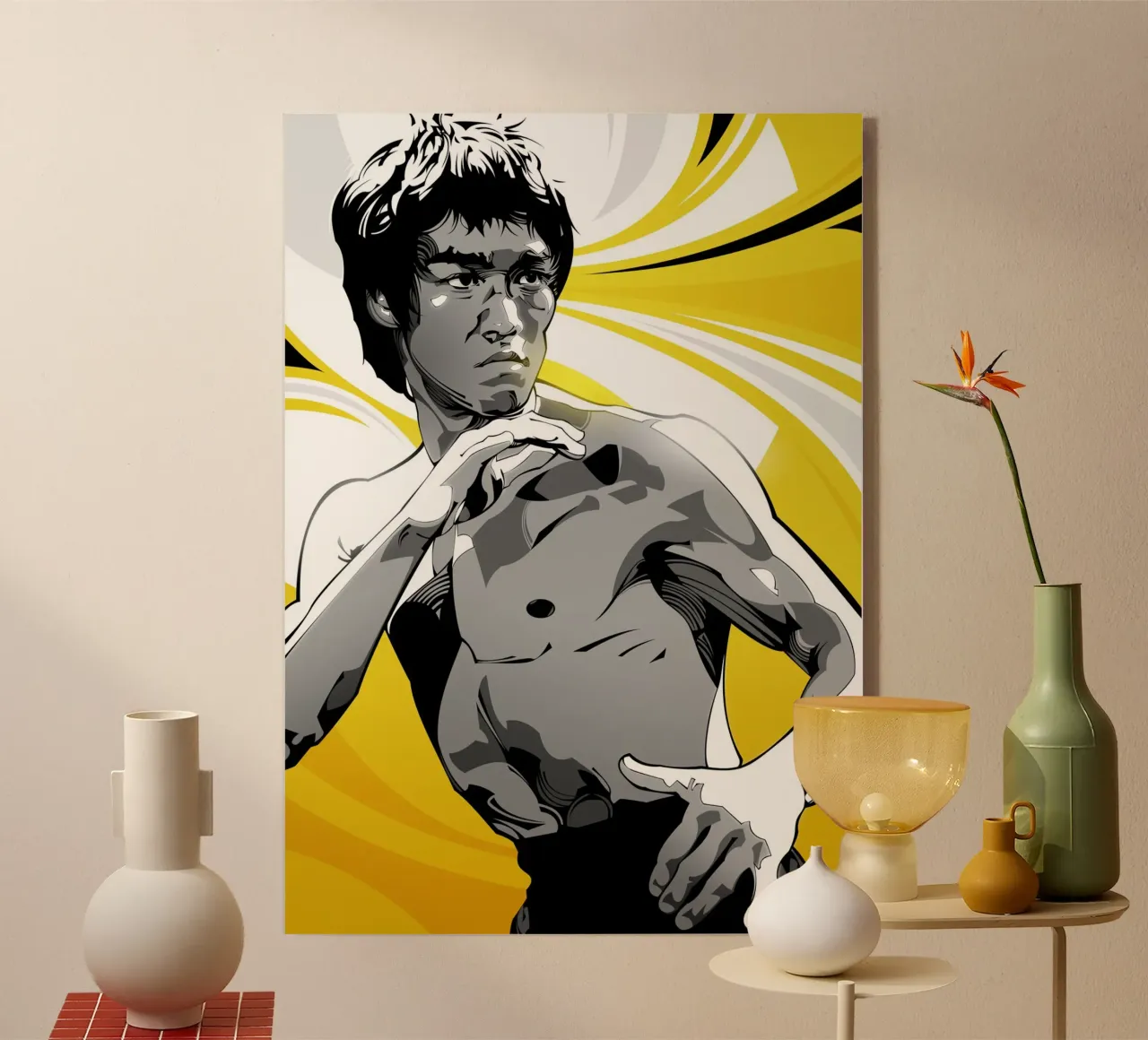 Bruce Lee VI acrylic glass by nabakumov