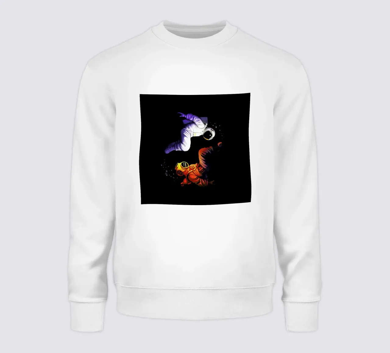 Yin Yang Astronaut Scuba felpa da Tobe Fonseca