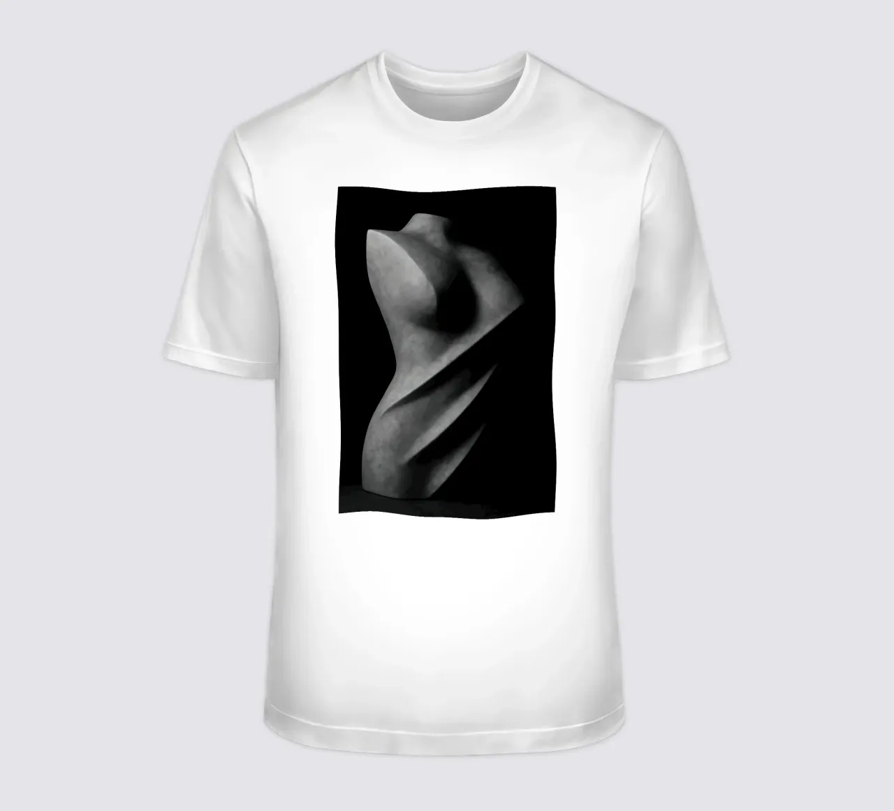 Marbled body - Raw sensuality t-shirt by Black & White