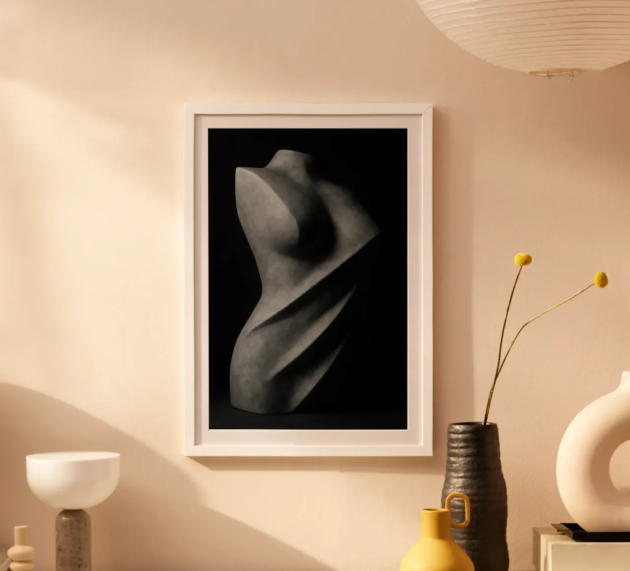 Corpo marmorizzato - Sensualità cruda carta hahnemühle da Black & White
