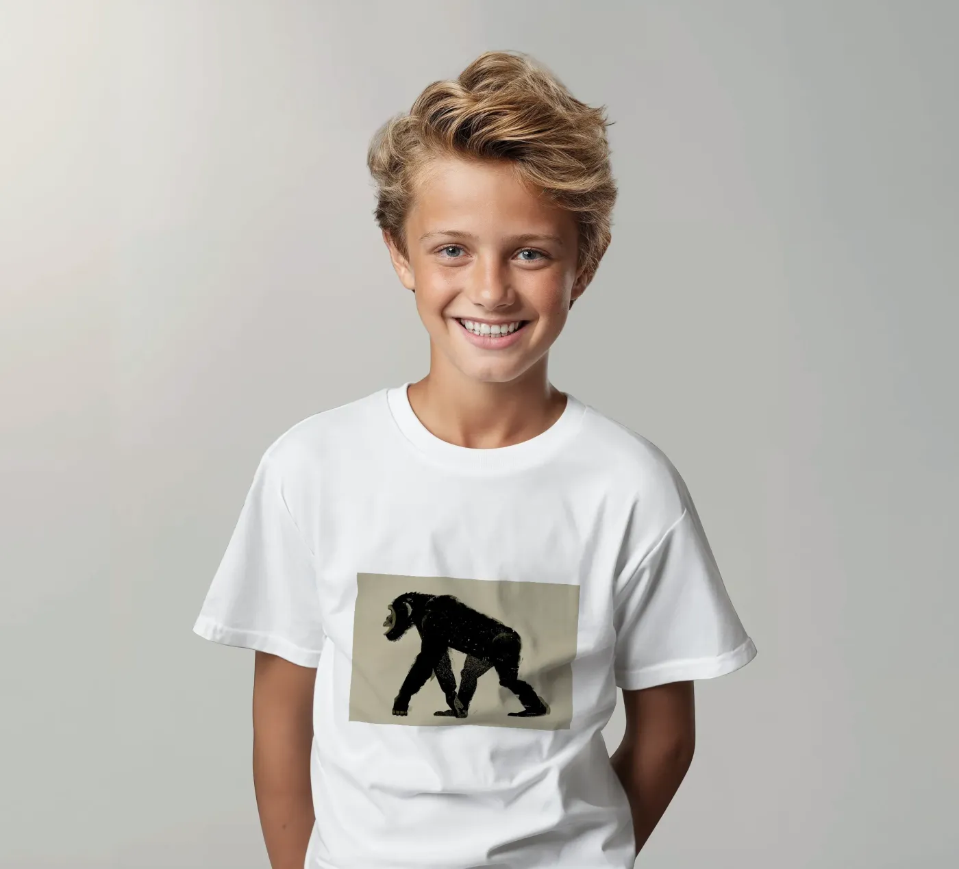 Chimp t-shirt bambini da Dieter Braun
