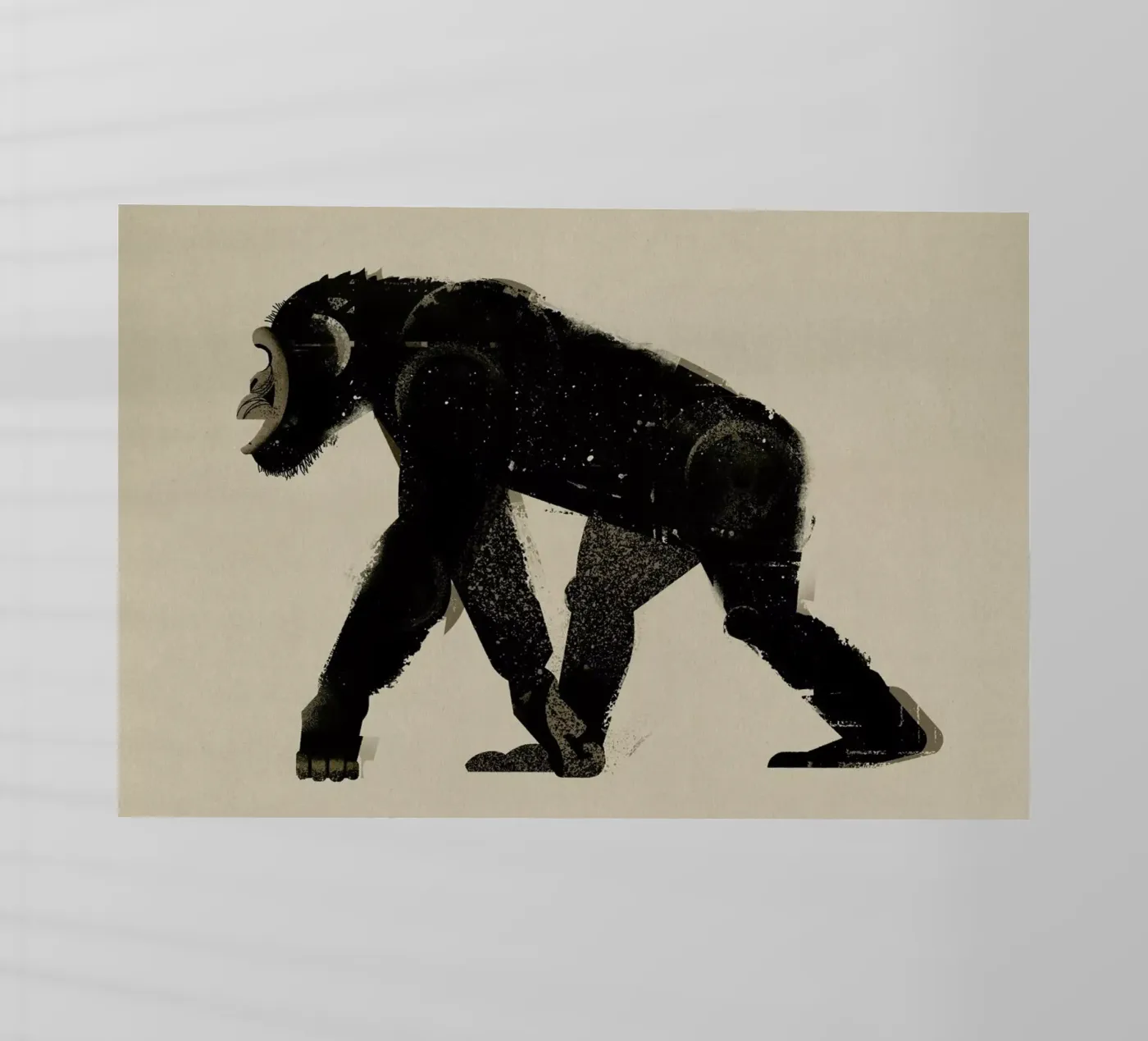 Chimp pellicola backlit da Dieter Braun