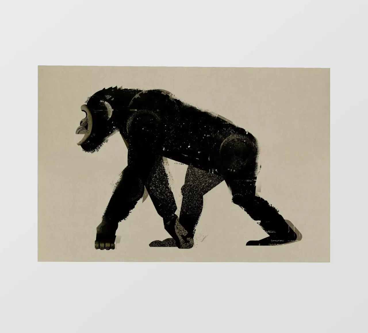 Chimp pellicola backlit da Dieter Braun