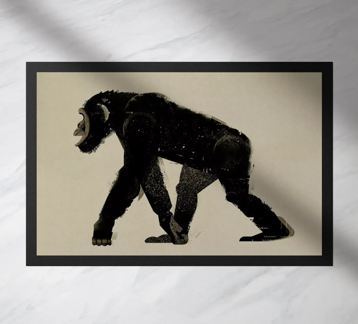 Chimp deurmat van Dieter Braun