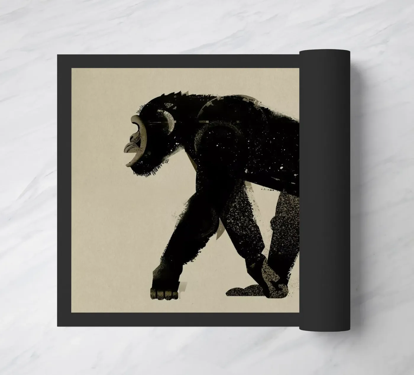 Chimp Fußmatte von Dieter Braun
