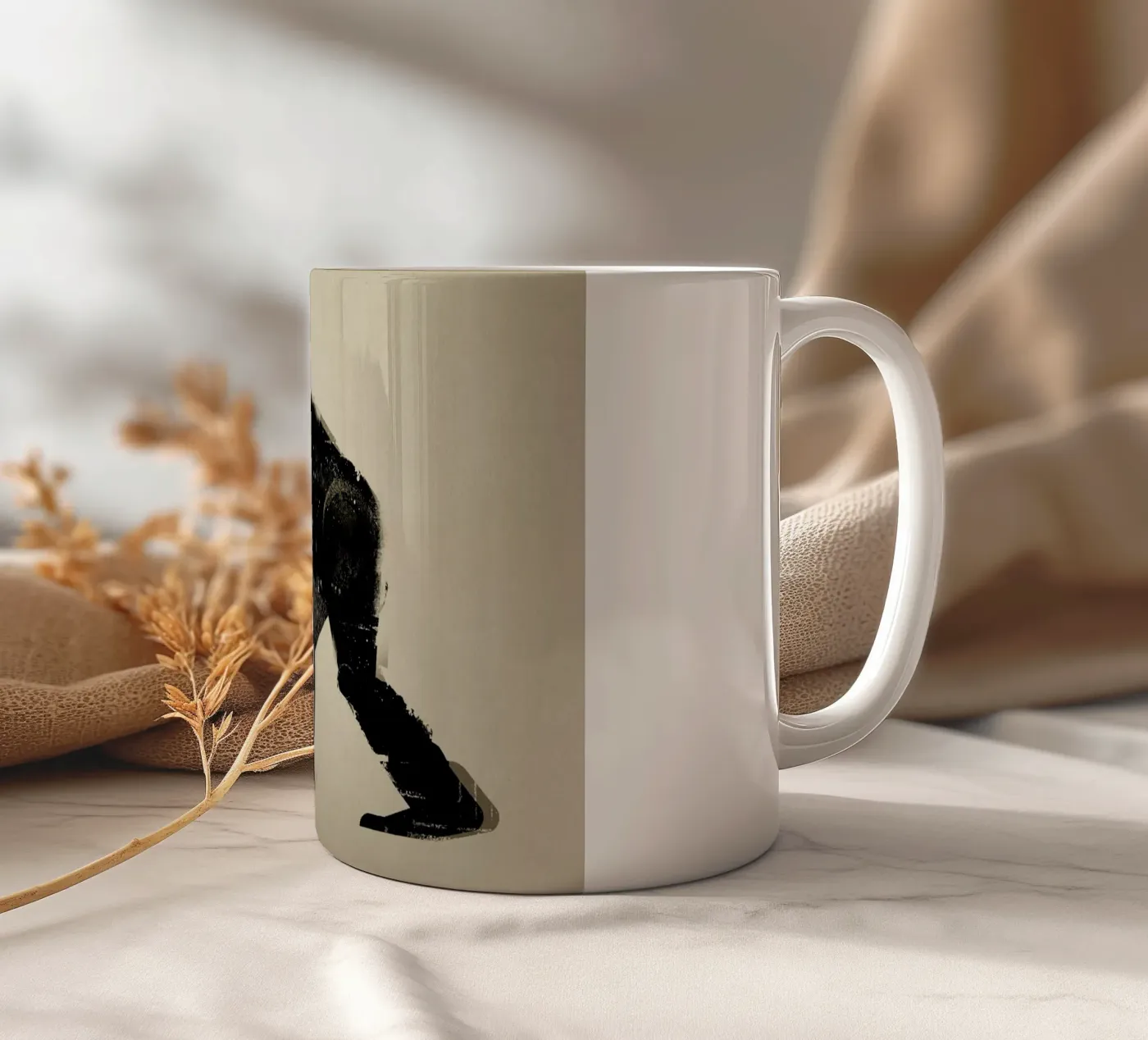 Chimp ceramic mug by Dieter Braun