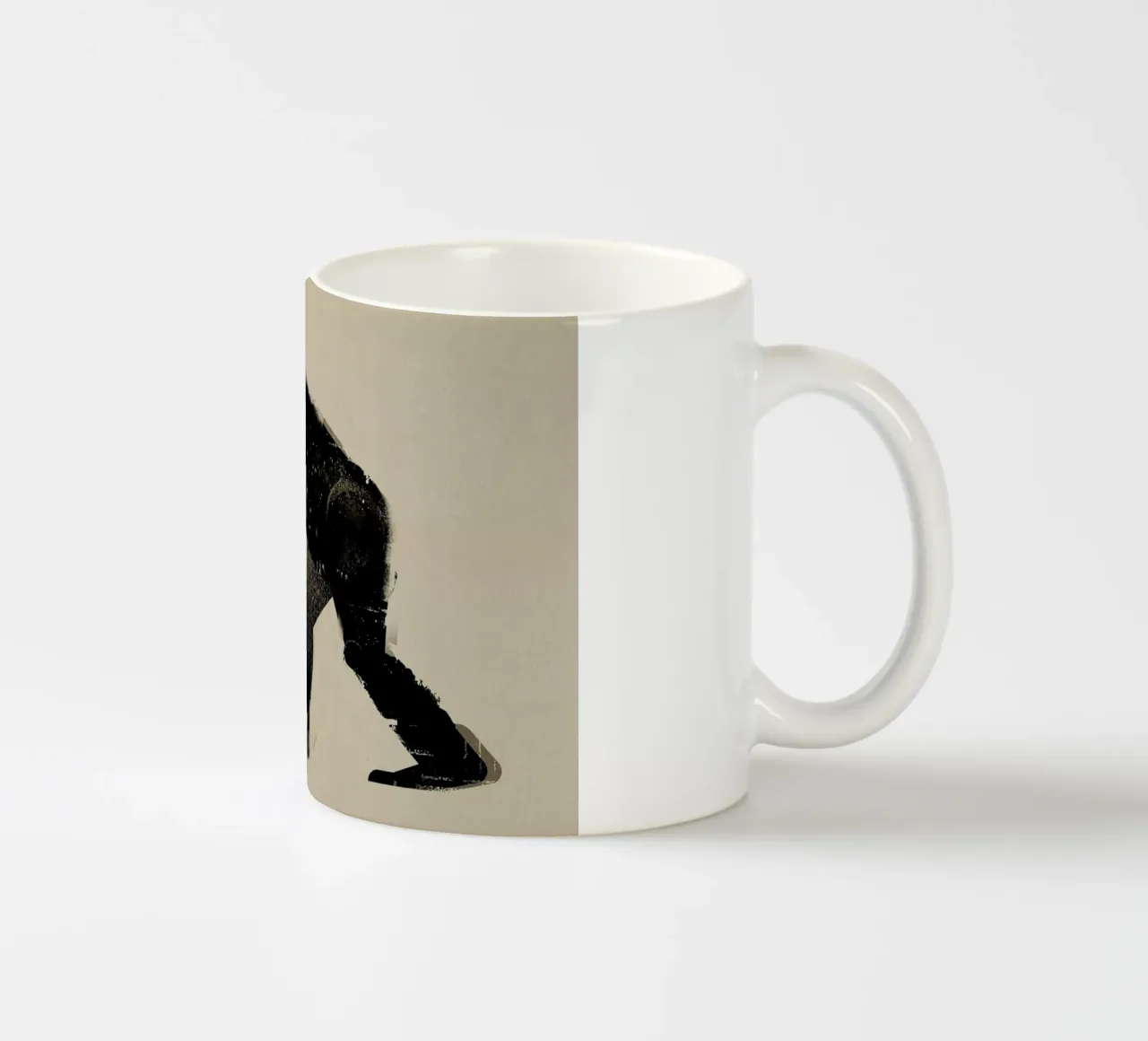 Chimp tazza in ceramica da Dieter Braun