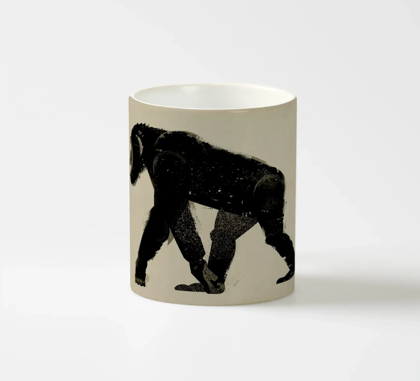 Chimp ceramic mug by Dieter Braun
