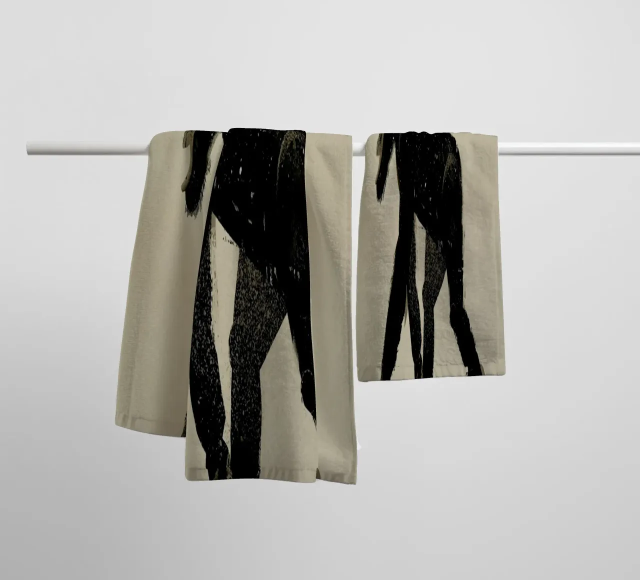 Chimp badhanddoek van Dieter Braun