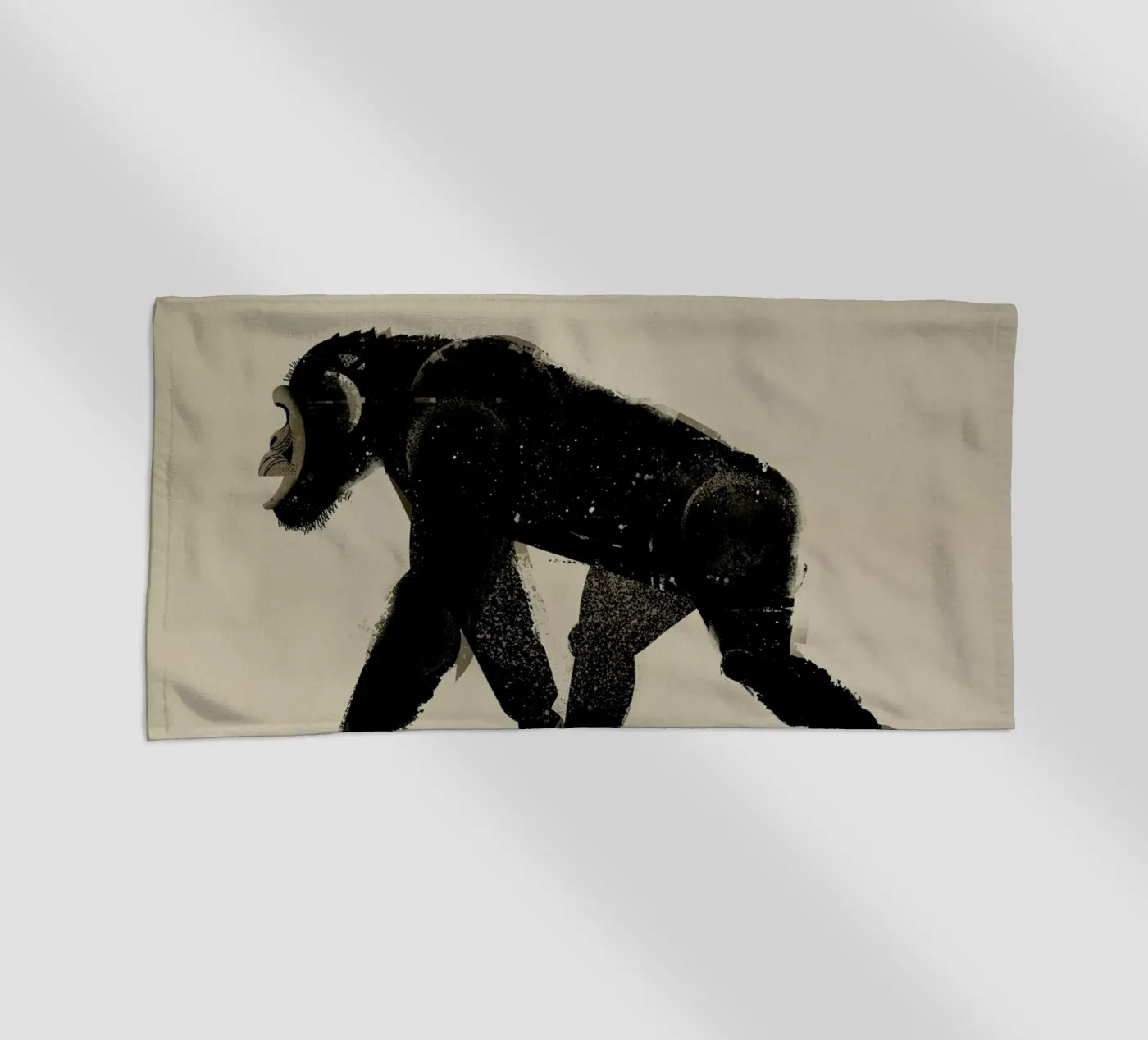 Chimp strandhanddoek van Dieter Braun