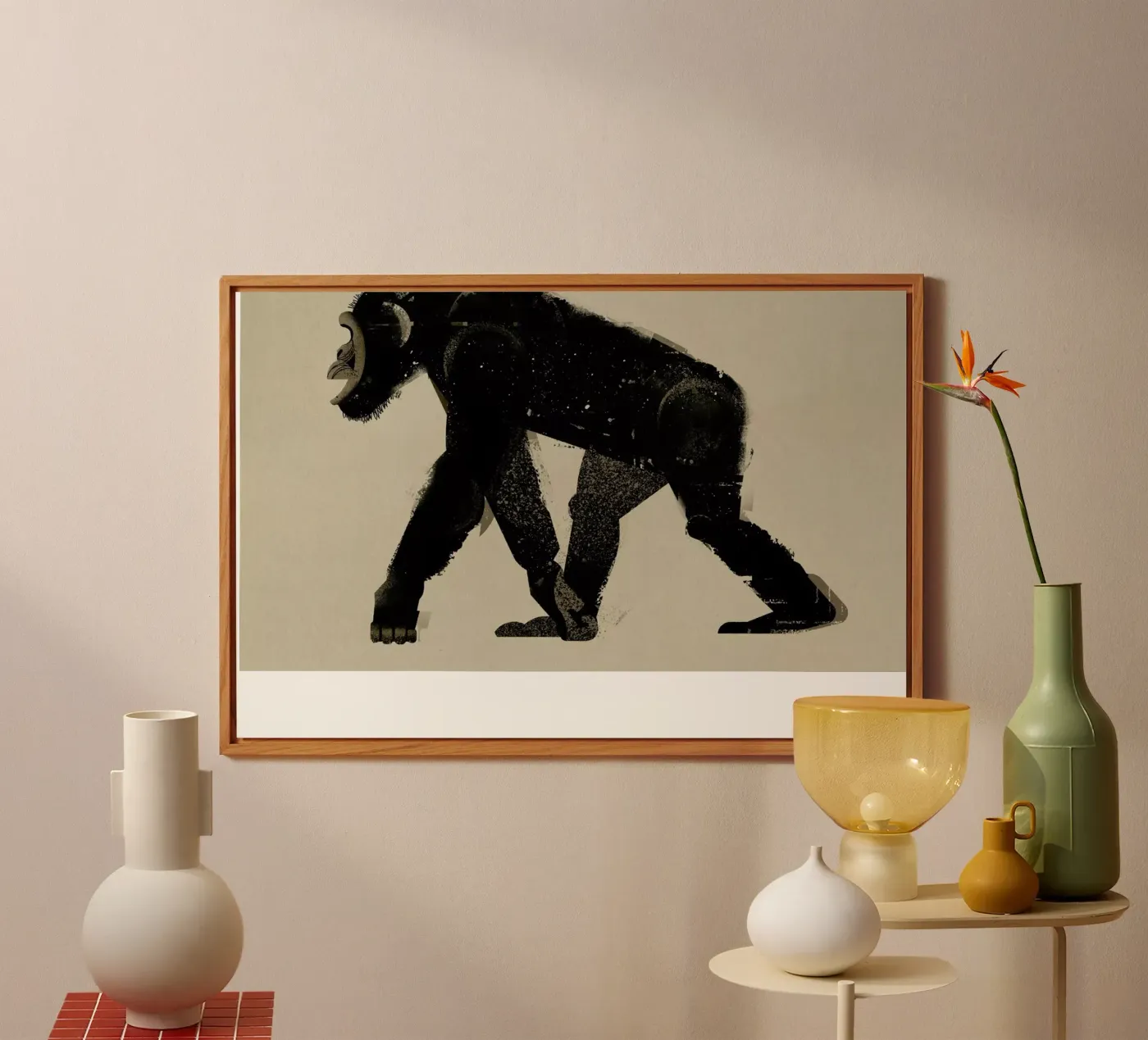 Chimp forex plate by Dieter Braun