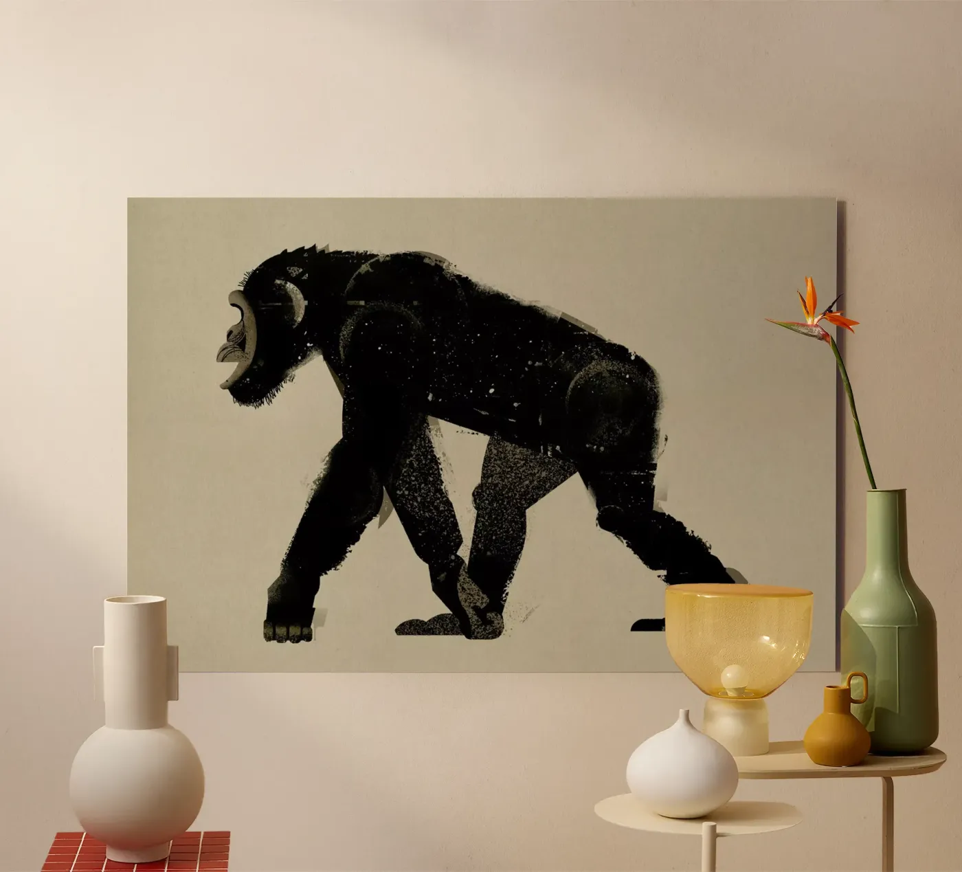 Chimp forex plate by Dieter Braun