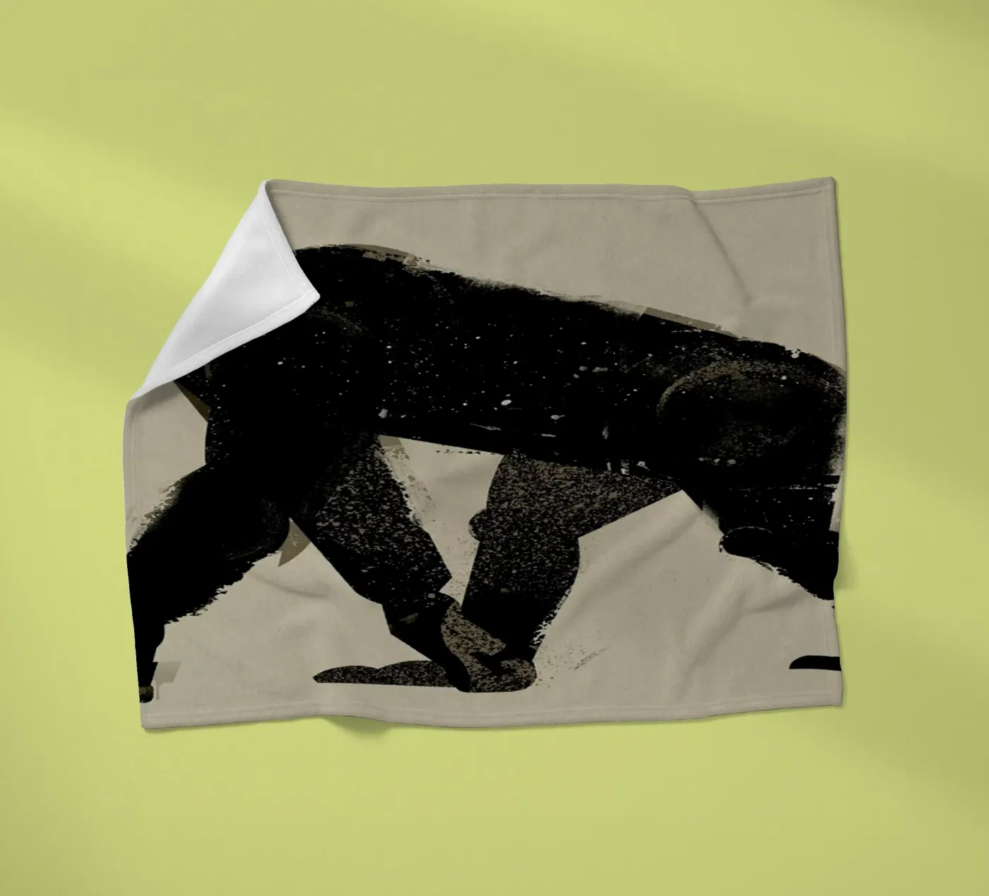 Chimp Fleecedecke von Dieter Braun