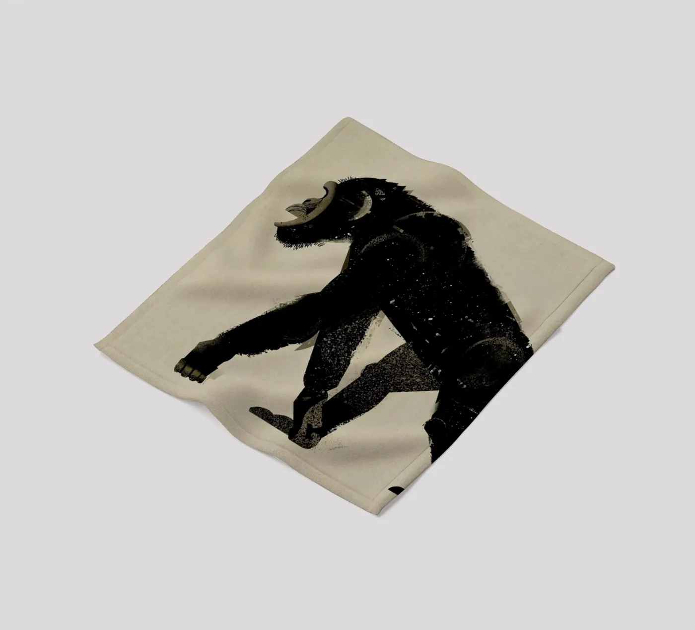 Chimp Fleecedecke von Dieter Braun