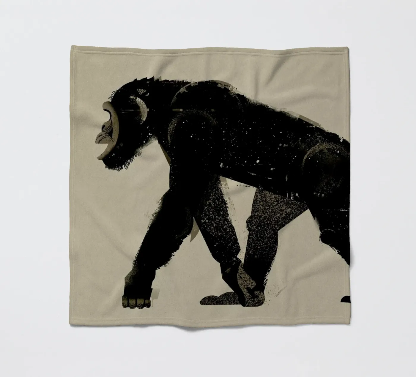 Chimp Fleecedecke von Dieter Braun