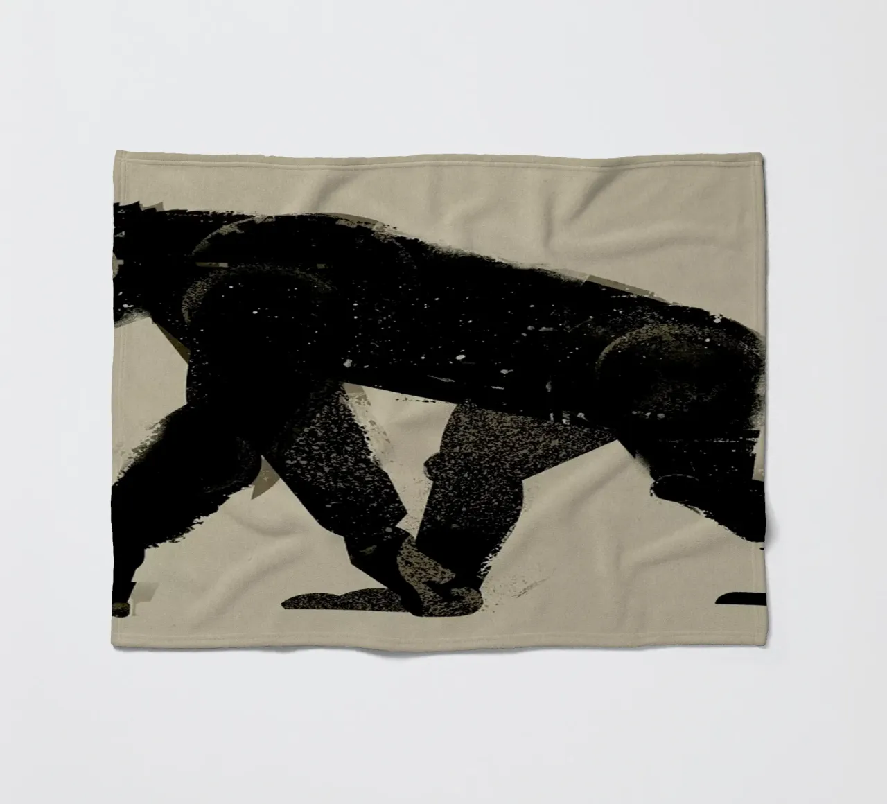 Chimp Fleecedecke von Dieter Braun