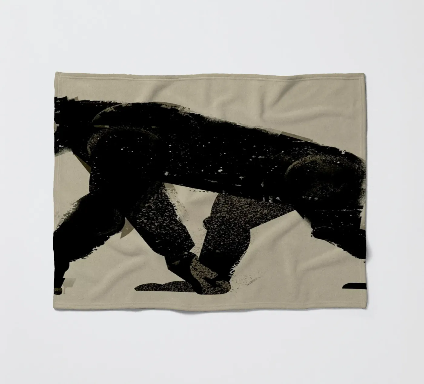 Chimp Fleecedecke von Dieter Braun