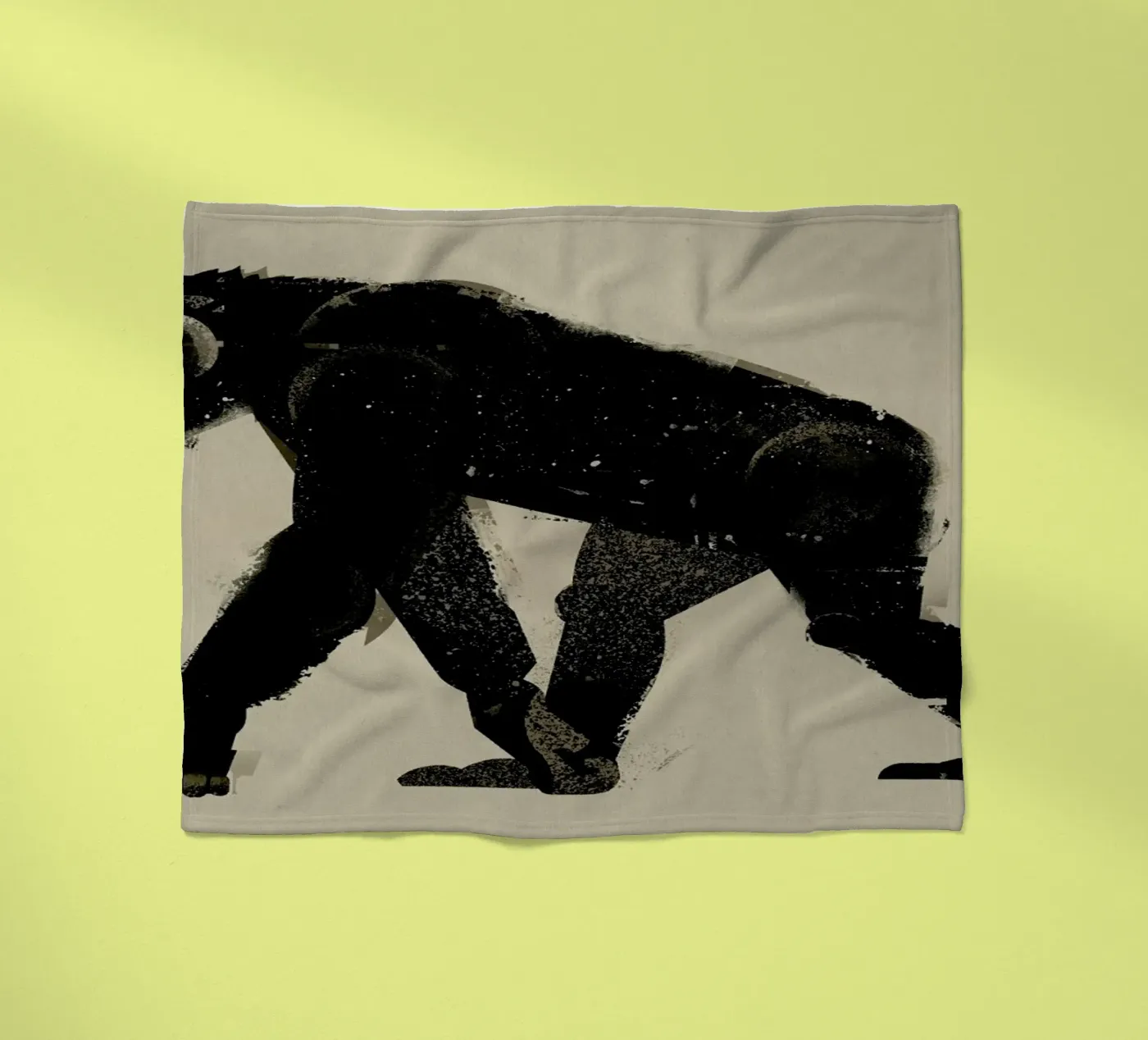Chimp fleecedeken van Dieter Braun