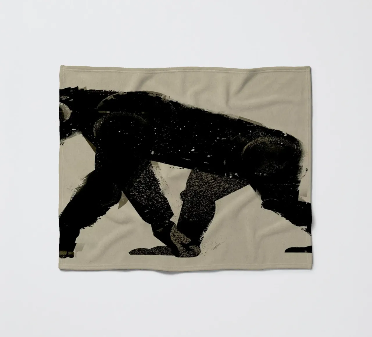 Chimp Fleecedecke von Dieter Braun