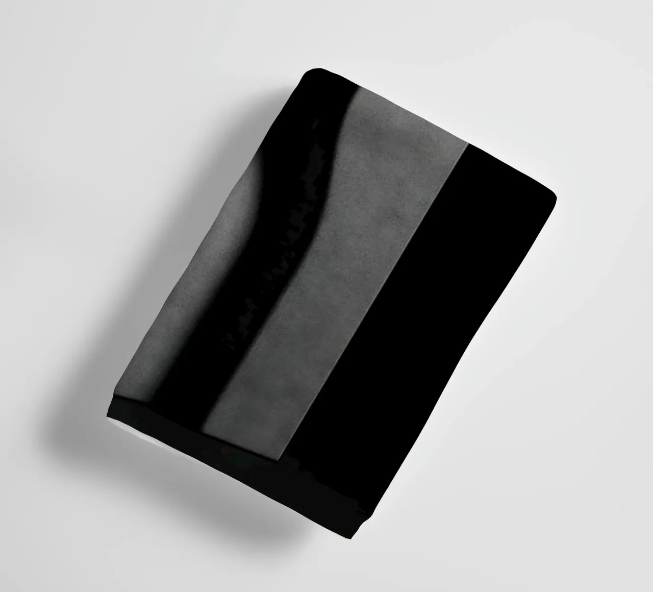 Carnal verticality and mineral silence towel by Black & White