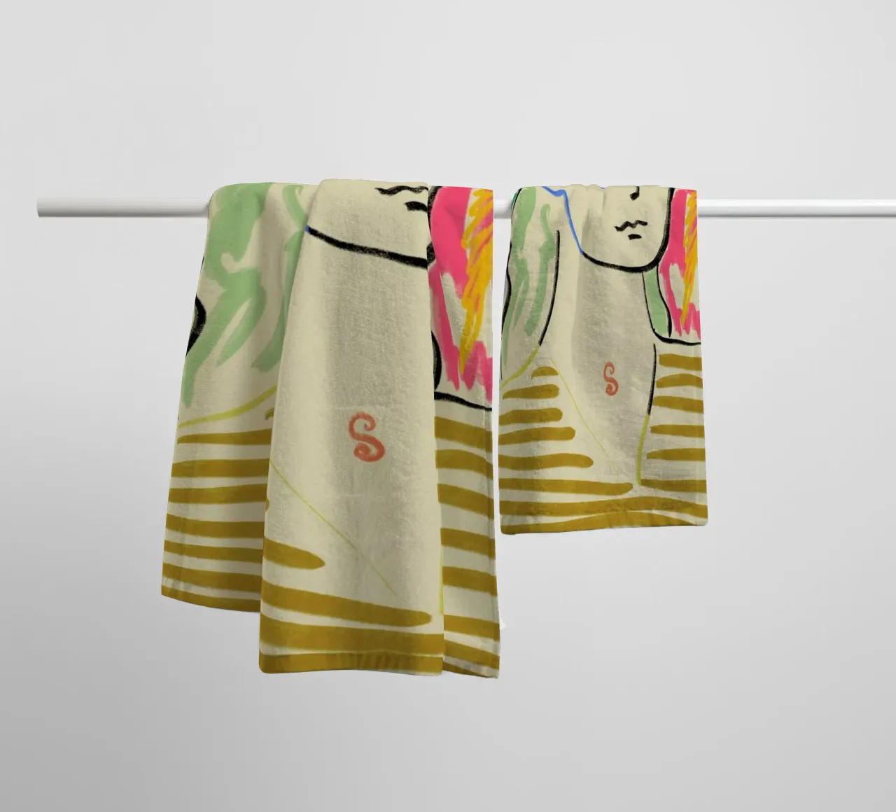 Dreaming Of The Sea asciugamano da bagno da Sandra Poliakov