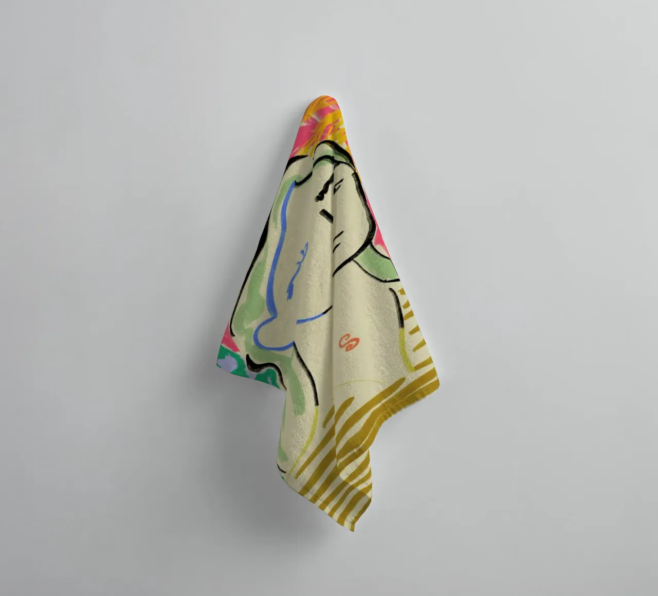 Dreaming Of The Sea asciugamano da bagno da Sandra Poliakov