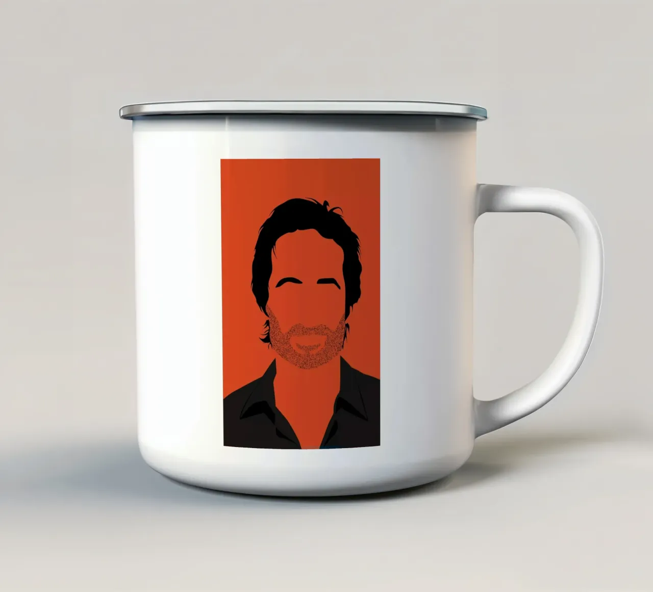 Hank tazza in smalto da Naxart