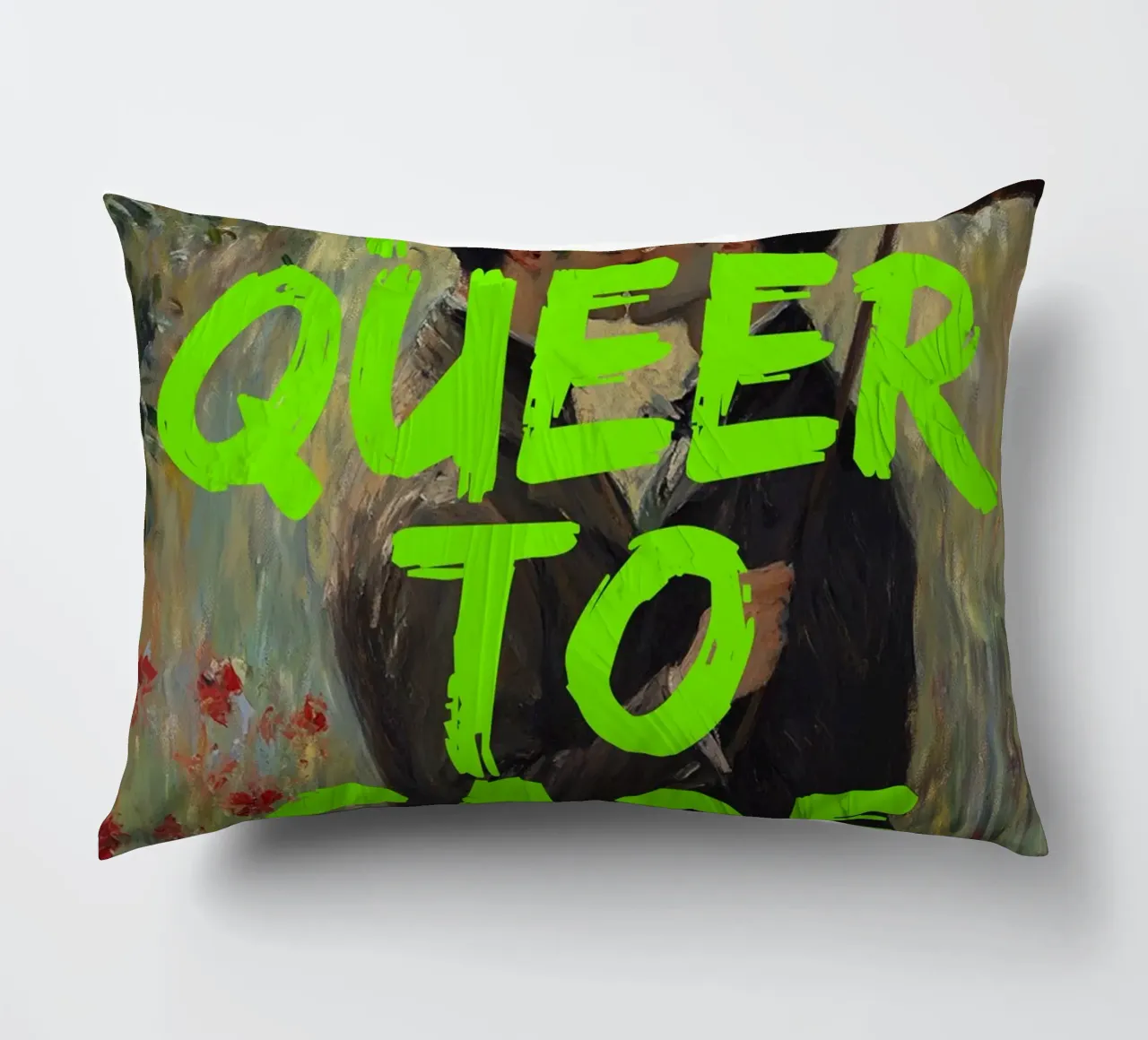 too queer to care cuscino da fraeuleinvonfuchs