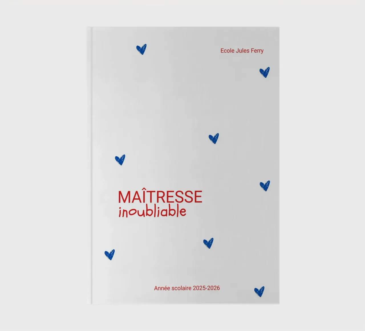 Carnet maître / maîtresse personnalisable carnet de notes de Idées & Création