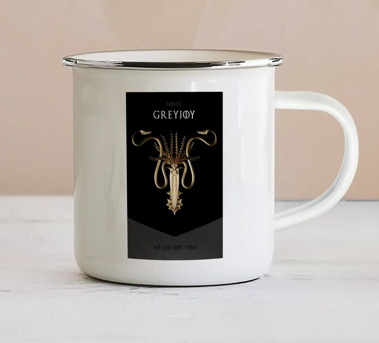 House Greyjoy tazza in smalto da nabakumov