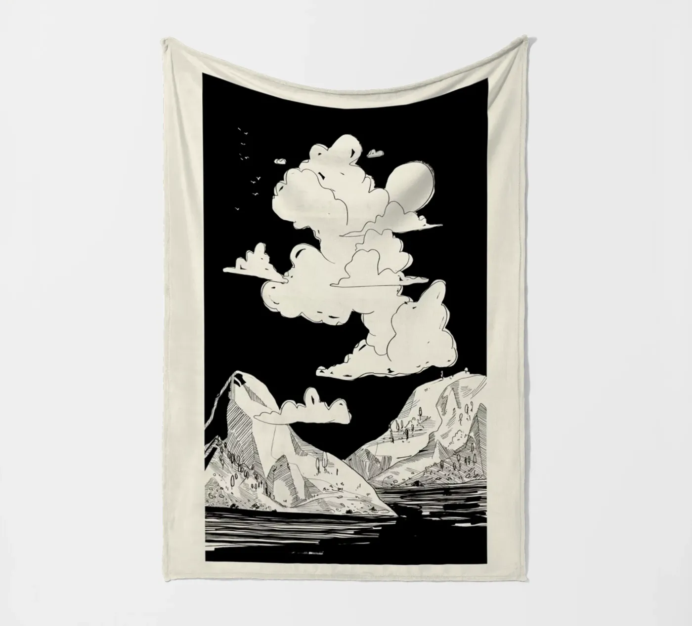 Shapeshifting fleecedeken van Graphite