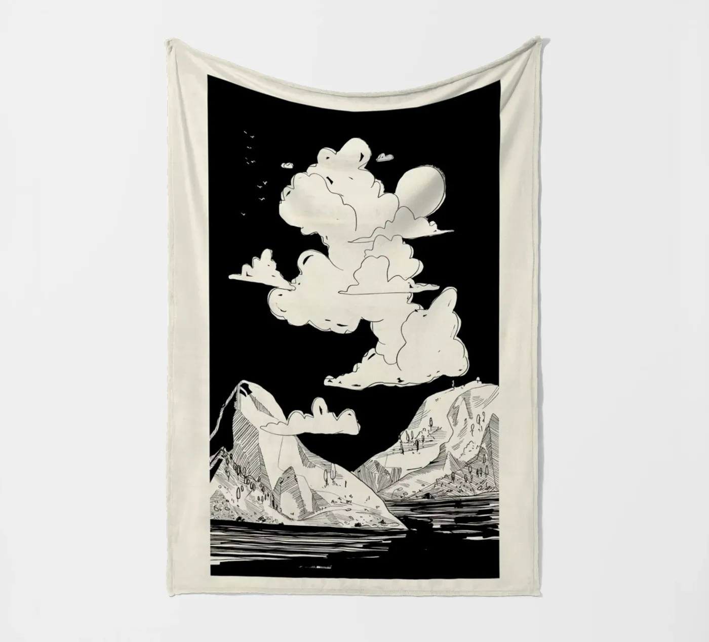 Shapeshifting fleece blanket by Graphite