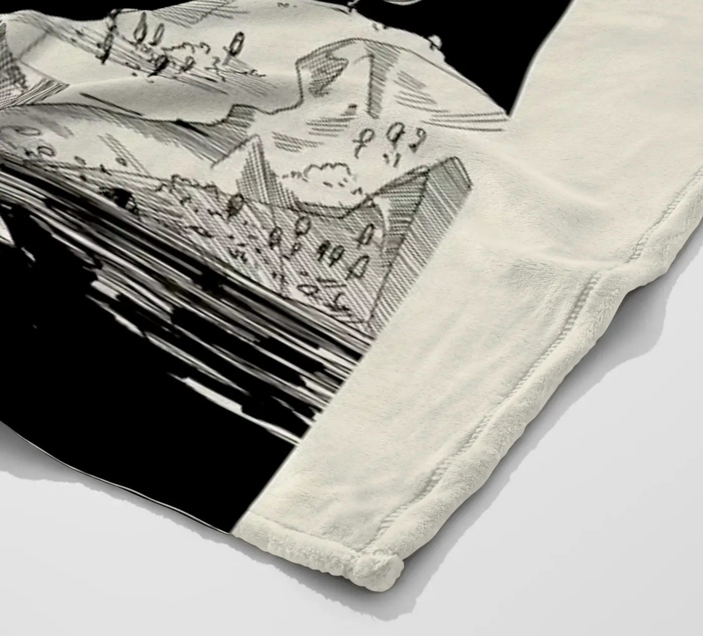 Shapeshifting fleecedeken van Graphite