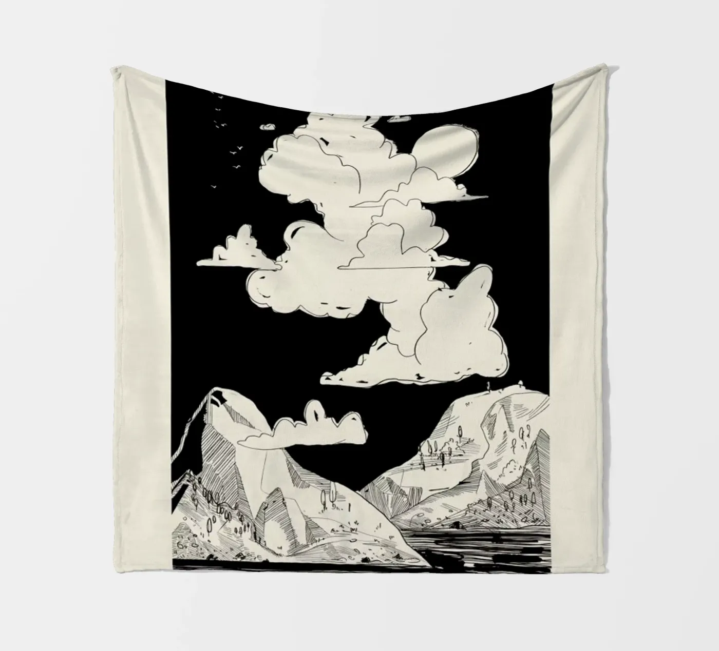 Shapeshifting fleece blanket by Graphite