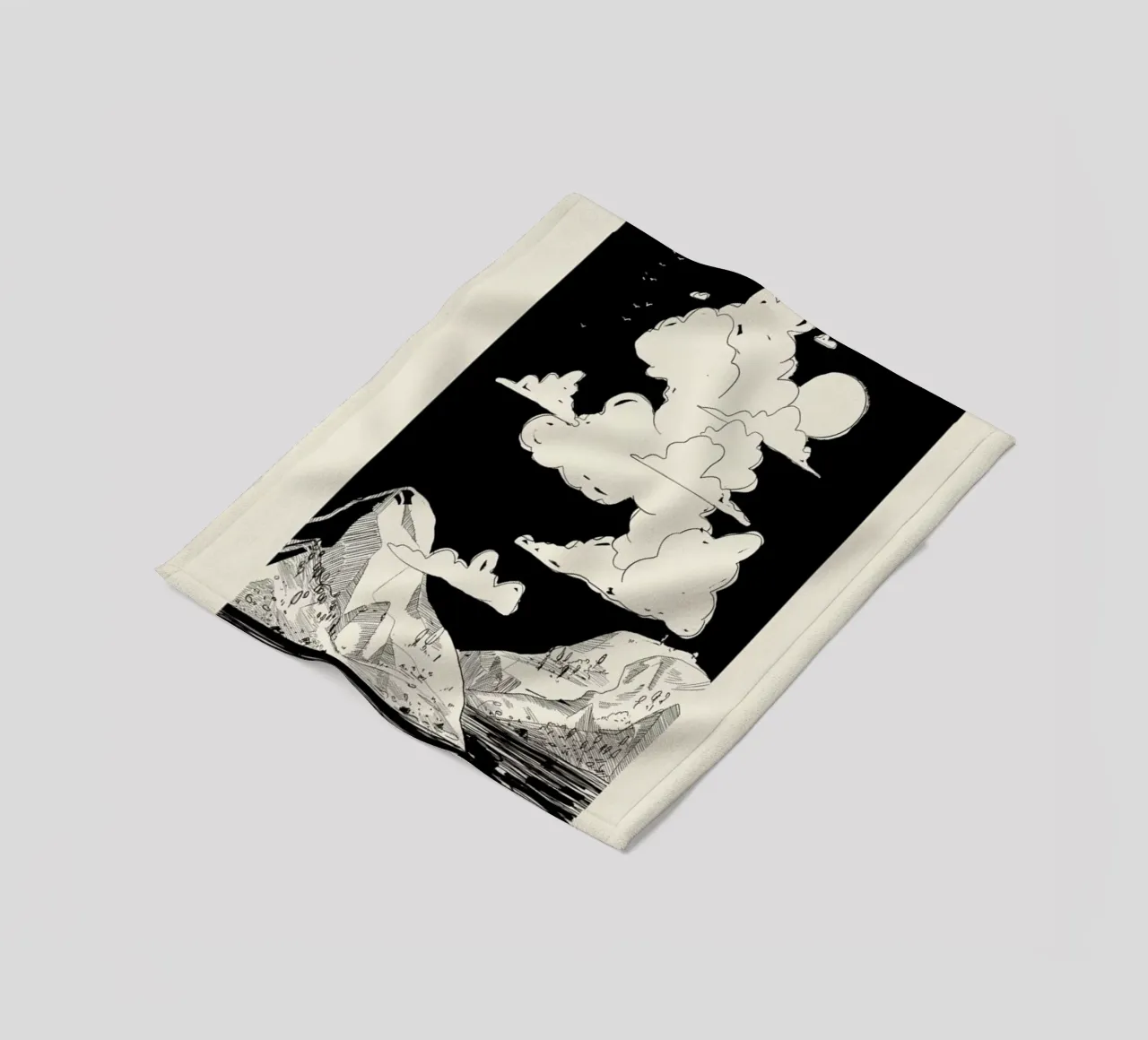 Shapeshifting Fleecedecke von Graphite