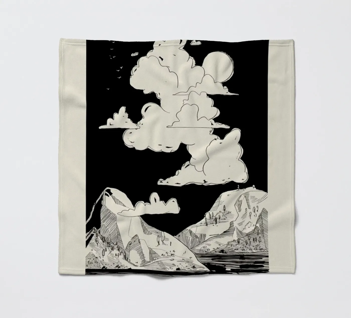 Shapeshifting fleecedeken van Graphite
